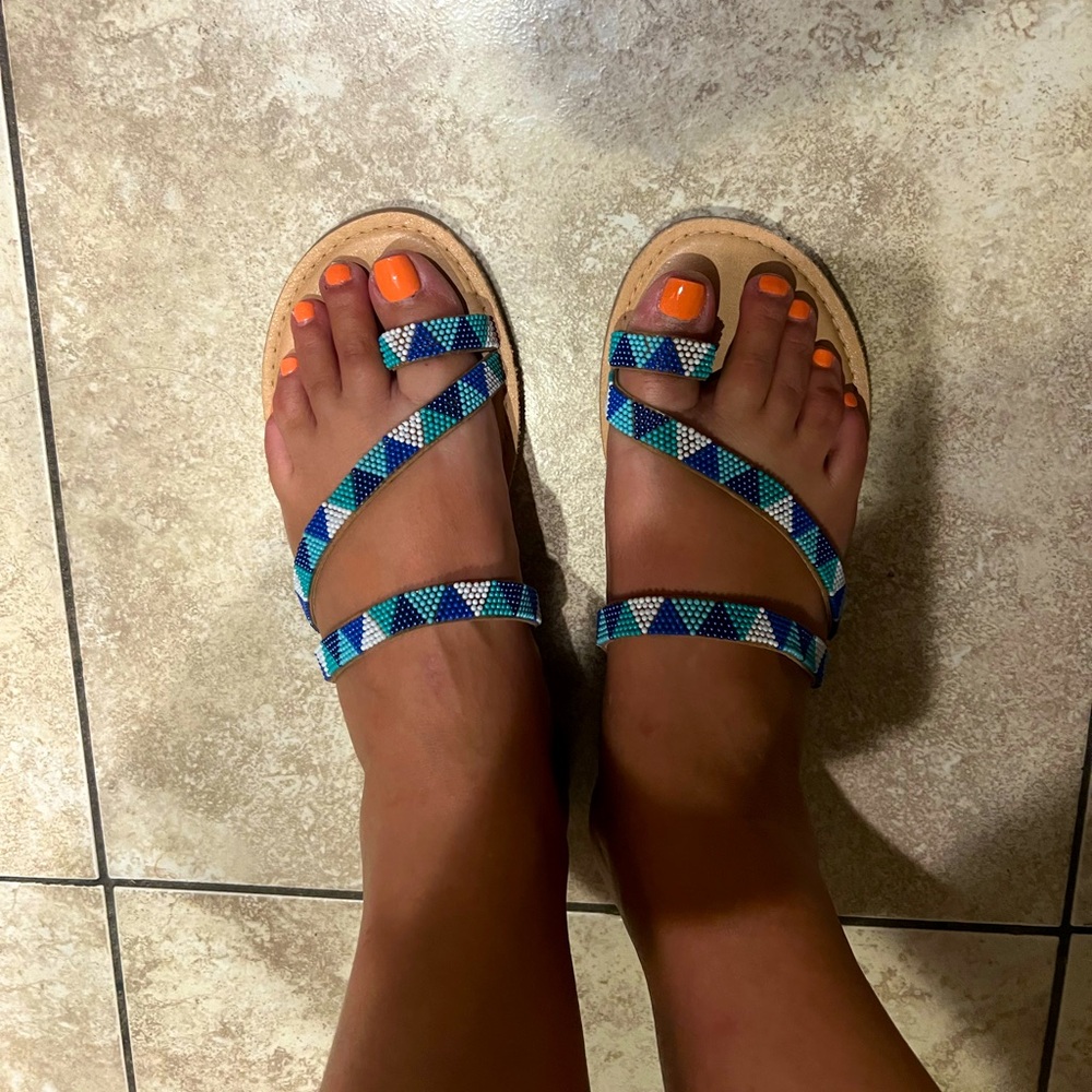 Lightly worn Boho size 9 sandals! Only worn once in great condition.
